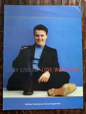 Gary Barlow Love Won’t Wait Sheet Music 1997 UK Printed in England Madonna PVG